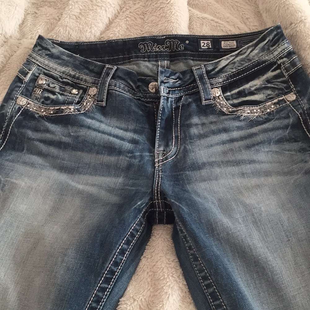 Miss Me easy boot jeans size 28